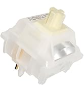 kutethy GATERON Milky Yellow Pro V3 Pre-Lubed Tactile 5 Pin Keyboard Switches for All MX Mechanic...