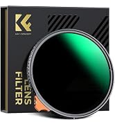 K&F CONCEPT 82mm Putter Variable ND Filter ND2-ND400 (1-9 Stops) 28 Multi-Layer Coatings Import A...