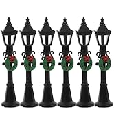 Abaodam 6 Pcs City Street Light Village Accessories Mini Street Lamp for Dollhouse Decor Birthday...