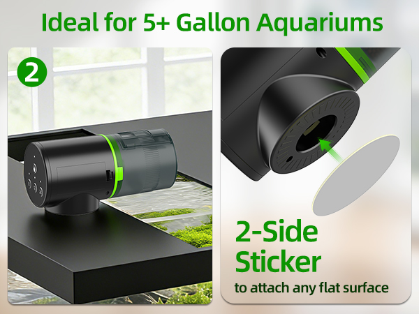 fish feeder automatic dispenser for flakes
