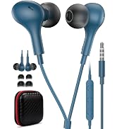 3.5mm Wired Earbuds with Mic for MacBook/Chormebook PC,Magnetic In Ear Buds | for Moto G Stylus P...
