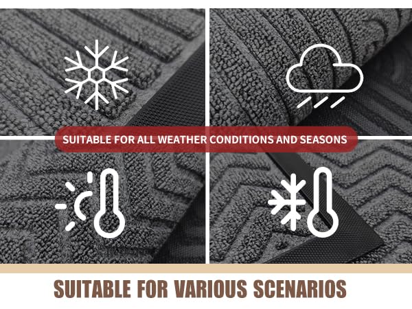 Fylyz doormat can be used in different weather and temperature
