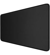 Large Mouse Pad- 31x12 in. XL Mousepad Keyboard Pad with Stitched Edges, Uitra-Smooth Mouse Mat &...