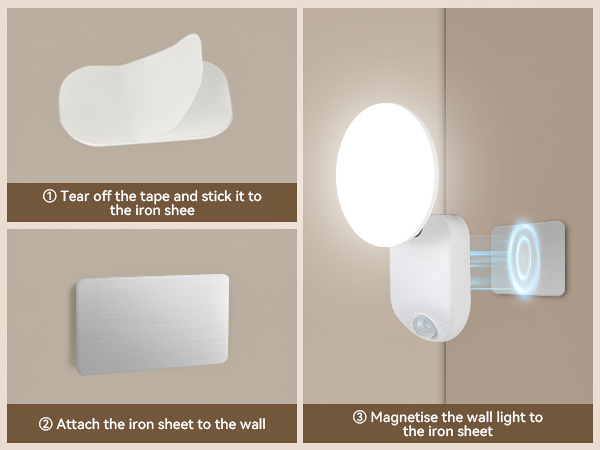rechargeable motion sensor ceiling light