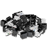 TRENDnet Cat6 Keystone Jack, 25-Pack Bundle, 90° Angle Termination, Compatible with Cat5, Cat5e, ...