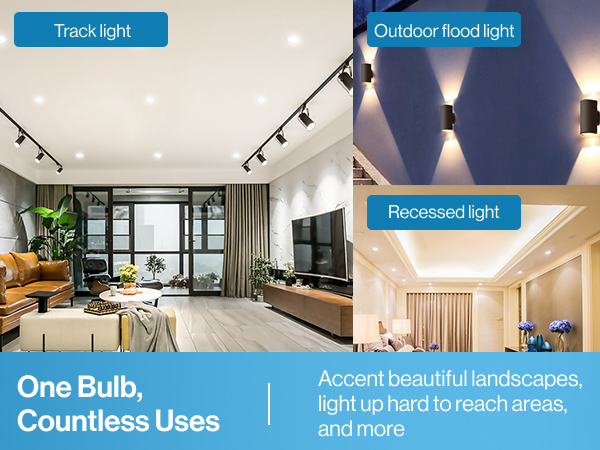One Bulb, Countless Uses. Accent beautiful landscapes, light up hard reach areas, and more.