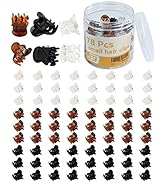 Small Hair Clips for Women and Girls, 78 Pcs Mini Hair Clips, Plastic Small Claw Hair Clips with ...