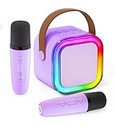 Mini Karaoke Machine for Kids, Christmas Birthday Gifts for Girls Boys Toy 4, 5, 6, 7, 8, 9, 10, ...