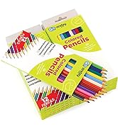 Enday Colored Pencils 12 Count, Pre-Sharpened Color Pencils for Kids and Adult, Art and School Su...