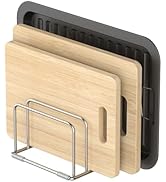 KORRTFID Cutting Board Holder Stand, Chopping Board Storage Rack, Cutting Board Organizer, 304 St...