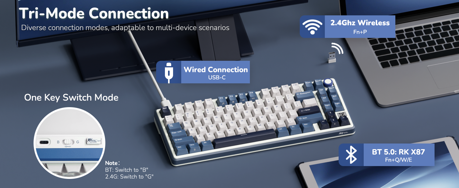 87 wireless keyboard