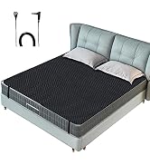 Grounding Mat for Bed, Grounding Mattress Cover for Improving Sleep, Sleep Pad, Earth Mat Carbon ...