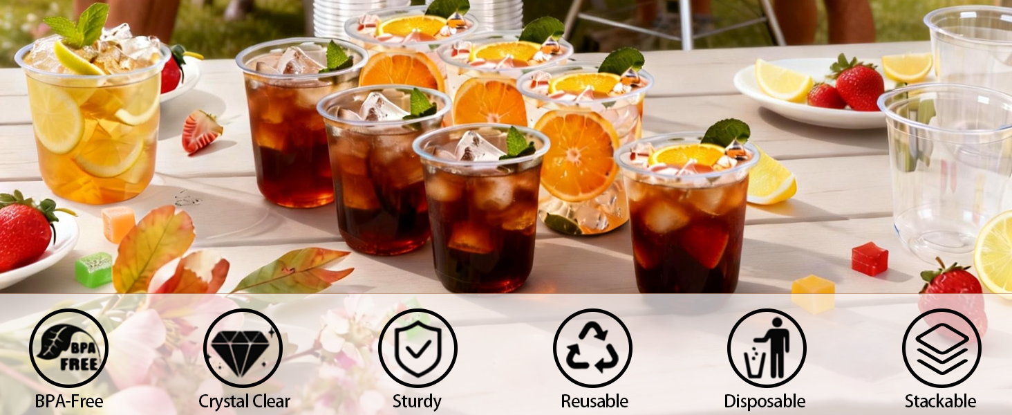 clear Plastic Cups Disposable