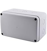 greencycle Project Box ABS Plastic White Electrical Boxes IP66 Waterproof DIY Electronic Junction...