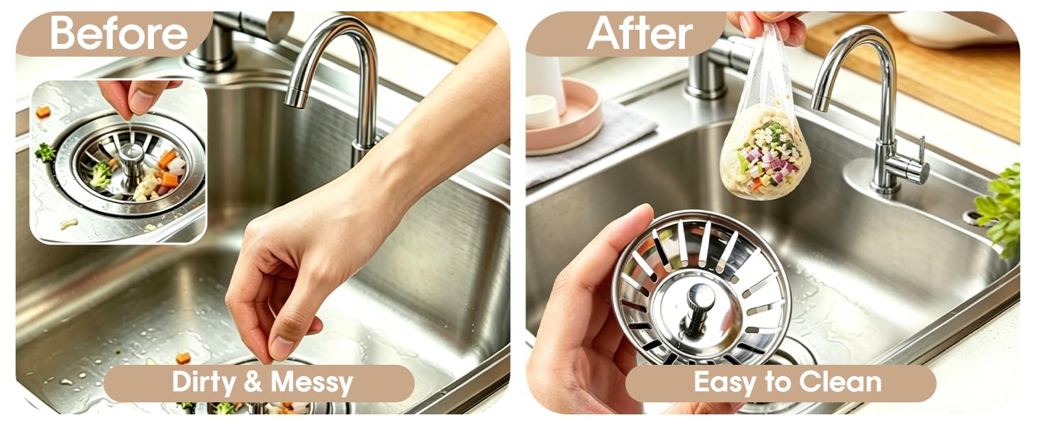 disposable sink drain nets