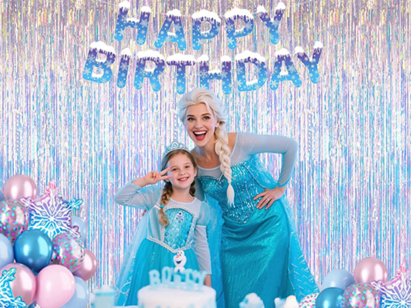 frozen birthday decor
