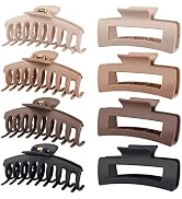 LuSeren Hair Clips for Women 4.3 Inch Large Hair Claw Clips for Women Thin Thick Curly Hair, Big ...