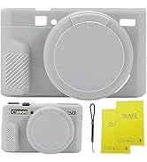 SZHSYJY G7X Mark II case,G7X Removable Lens Cover Silicone Cover for Canon PowerShot G7X ii,Comes...