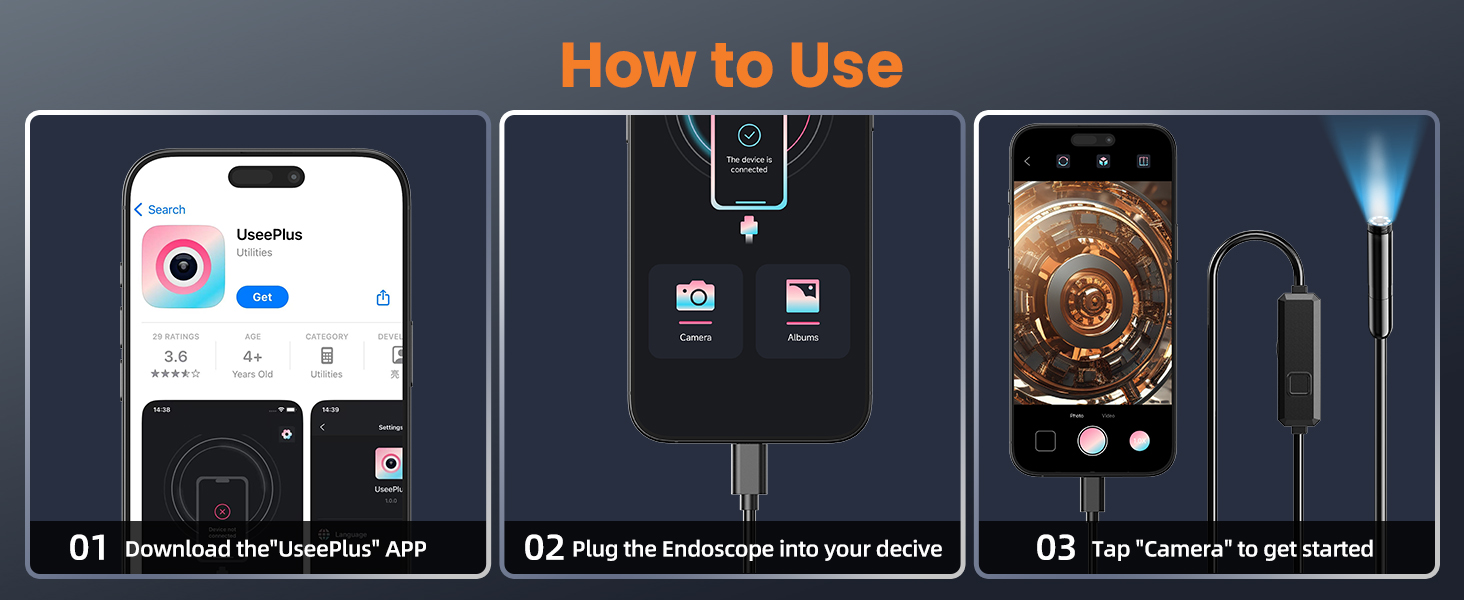 Newly upgraded Endoscope camera