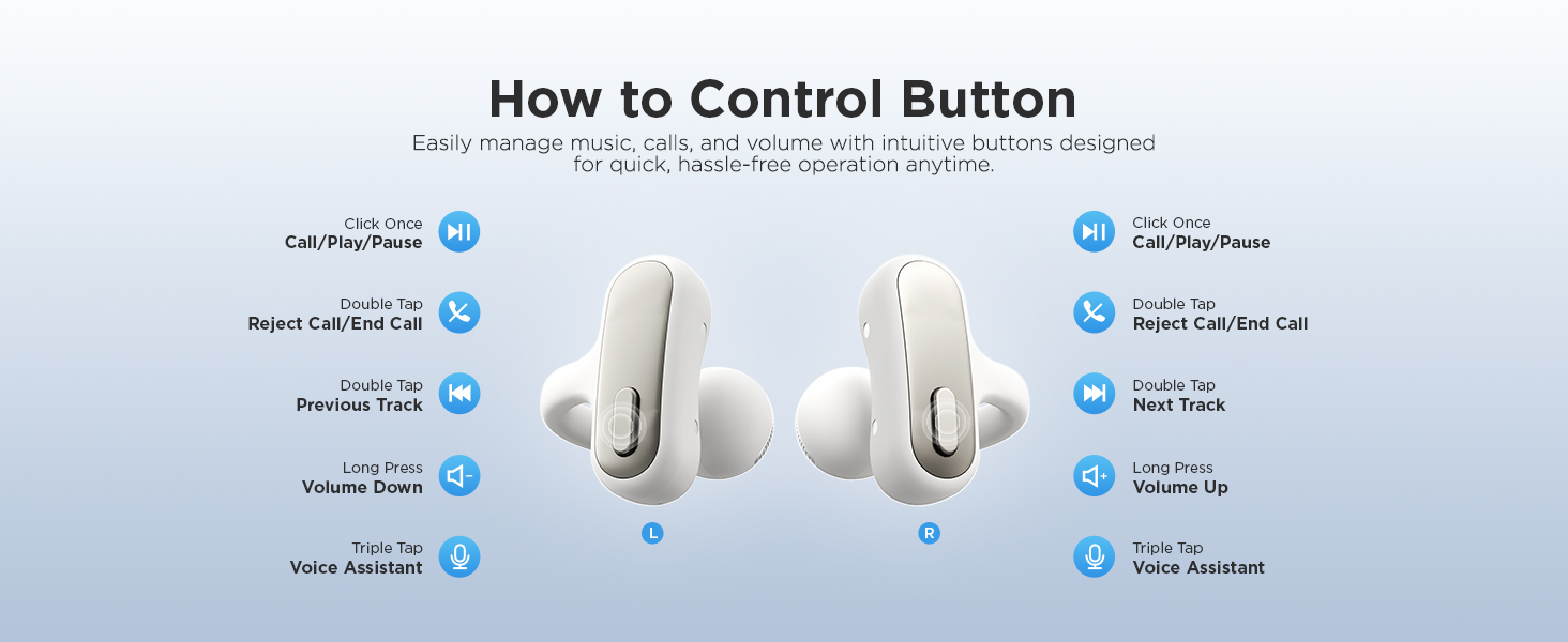 clip-on open-ear earbuds