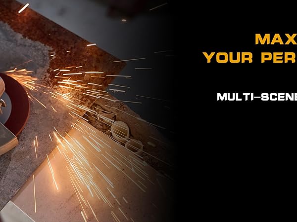 Angle grinder cordless battery lithium brushless motor cutting grinding cut tool power wood metal