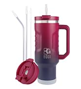 40 oz Tumbler with Handle and Straw