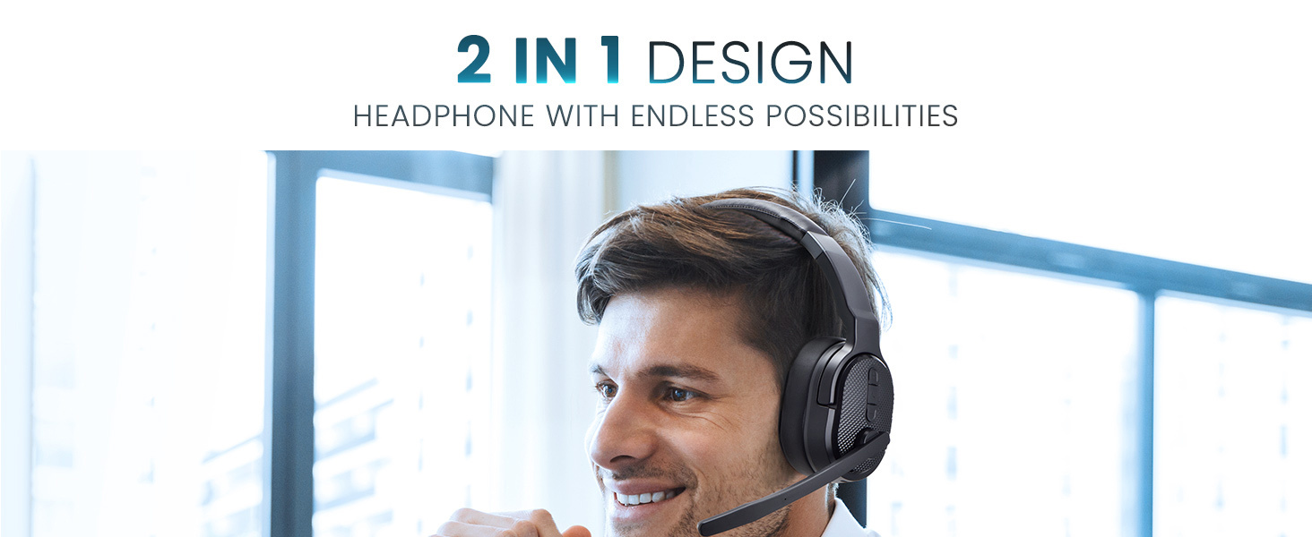 bluetooth headphones with microphone