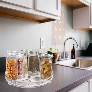 lazy susan turntable organizer