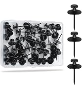 KURUI 60Pcs Double Headed Nails for Hanging Pictures, Renter Friendly Decor Pictures Hanging Kit,...