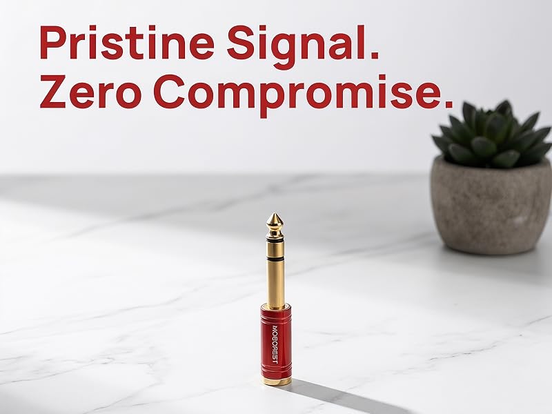 3.5mm to 1/4'' Stereo Audio Adapter, 3.5mm to 1/4'' (6.35mm) Headphone Adapter