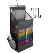 ALYER Hanging Plastic Grocery Bag Holder and Dispenser,Mesh Over the Cabinet Door Organizer with ...