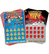 Circus Cash Cannon & Mega Hit - (8 pack) Fake Scratch Off Cards & Lottery Tickets - Every Ticket ...