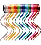 30 Roll Curling Ribbon Gift Shiny Wrapping Ribbons 30 Kinds Colors for Crafts Bows Present Wrappi...