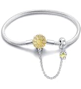 LIGHTDOG Charm Bracelet for Pandora Charms 925 Sterling Silver Snake Chain Bracelet Fit Any Charm...