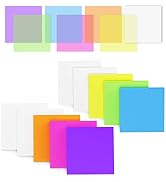 Transparent Sticky Notes-MIUTME 500 Sheets Waterproof Translucent Color Memo Pad 3 x 3 inch -50 S...