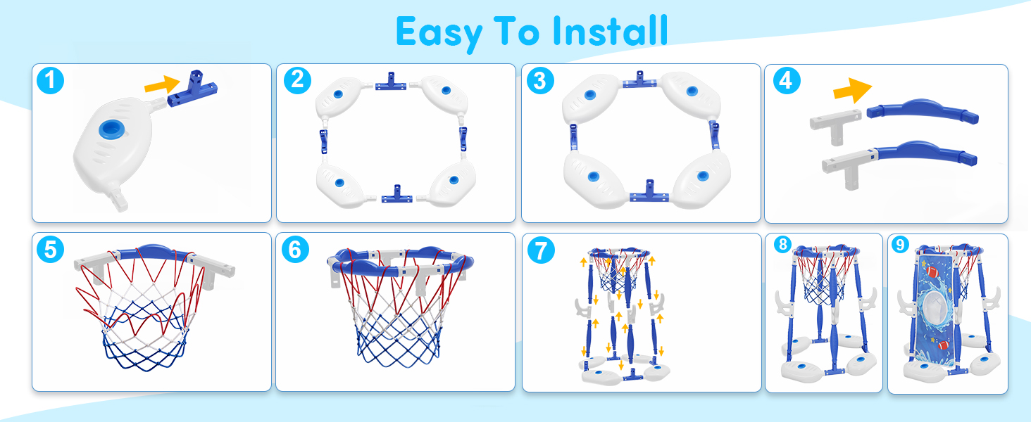 Pool Basketball Hoop