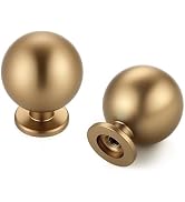 Ravinte Decor 12 Pack Champagne Bronze Cabinet Knobs, Round Ball Drawer Knobs for Cabinets and Dr...