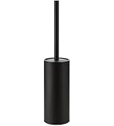 BGL Black Toilet Bowl Brush and Holder Matte Black Toilet Brush and Holder Set reestanding Bowl B...