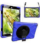 ZenRich New iPad 10.2 Case, iPad 9th/8th7th Generation Case with Screen Protector Rotatable Kicks...