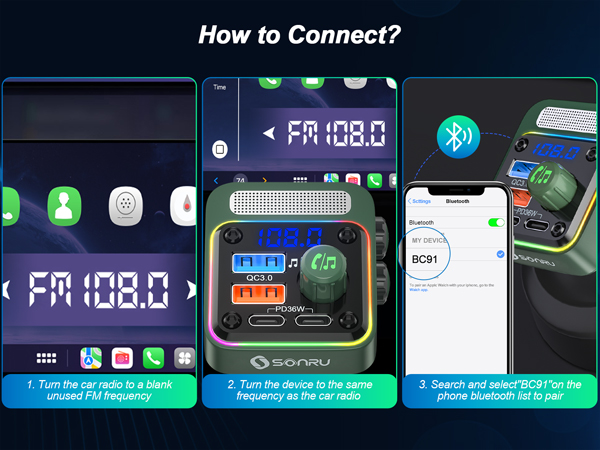 bluetooth car transmitter