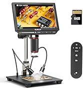 4K Digital Microscope, Elikliv EM4K 8" Coin Microscope 2000x, 52MP HDMI Microscope, Soldering Mic...