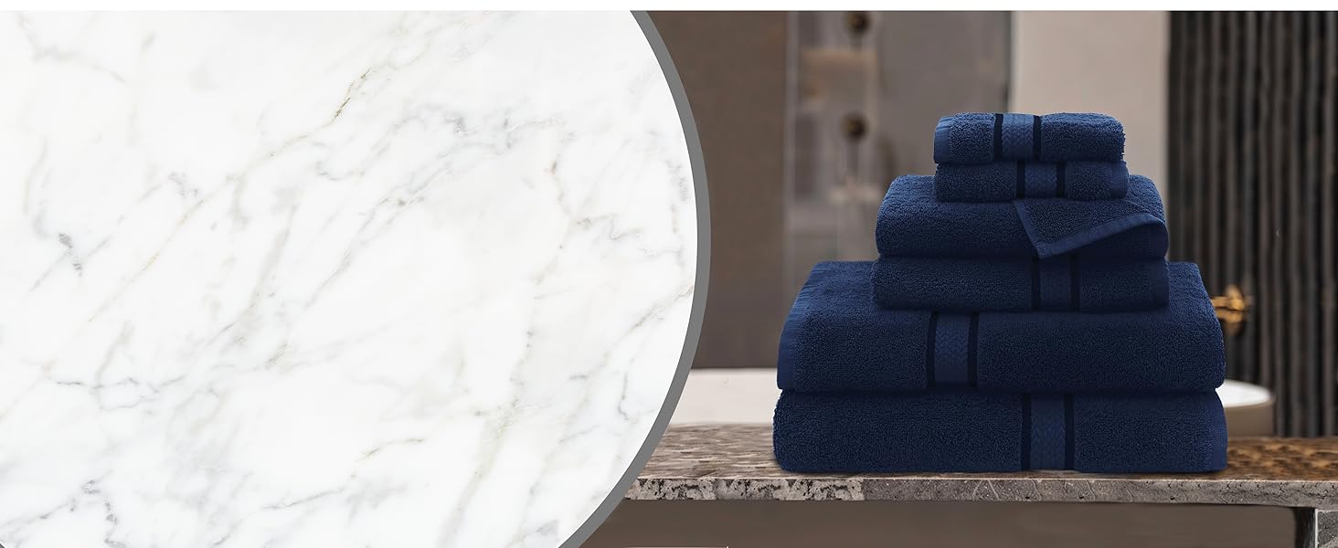 6 piece towel set