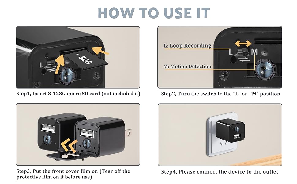SECURITY CAMERA CHARGER HM34C-3