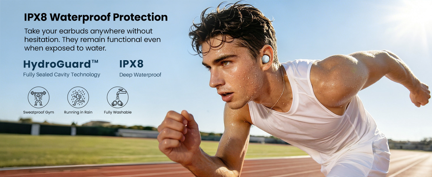 IPX8 Waterproof