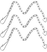 Sankoly 3 Pieces Stainless Steel Toilet Flapper Chain 9.6 Inches Universal Toilet Chain Replaceme...