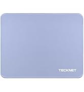 TECKNET Mouse Pad 270 x 210 x 3 mm with Anti-fray Stitchin, Waterproof Surface & Non-Slip Rubber ...