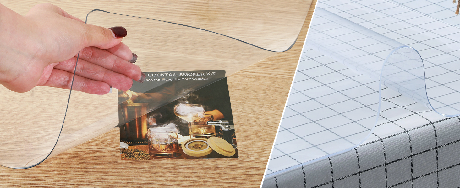 clear desk pad