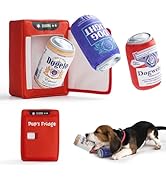Nocciola Squeaky Beer Dog Toys with a Fridge, Funny Crinkle Hide and Seek Dog Chew Toys for Small...