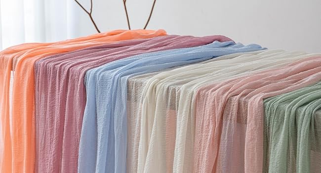 KEKETO CHEESECLOTH TABLE RUNNER