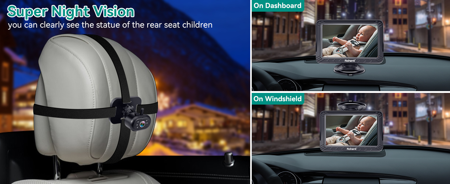 baby car monitor with camera